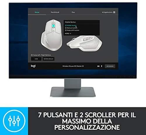 Belaidė pelė Logitech® MX Master 2S Grafito spalvos