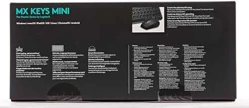 Belaidė klaviatūra Logitech MX Keys Mini, Grafito spalvos