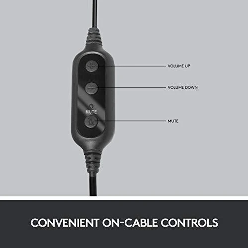 Logitech | PC 960 USB | Ausinės | Juodas