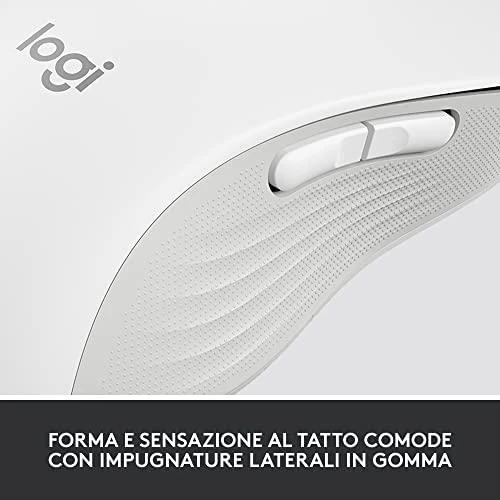 Belaidė pelė Logitech Signature M650 L Left, baltos spalvos