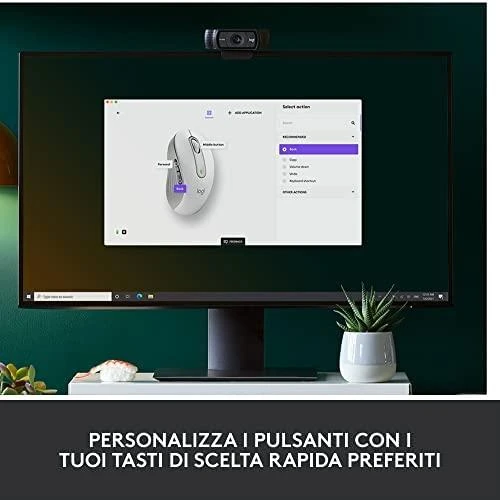 Belaidė pelė Logitech Signature M650 L, baltos spalvos