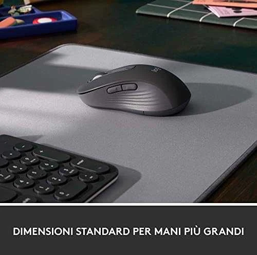 Belaidė pelė Logitech Signature M650 L, grafito spalvos