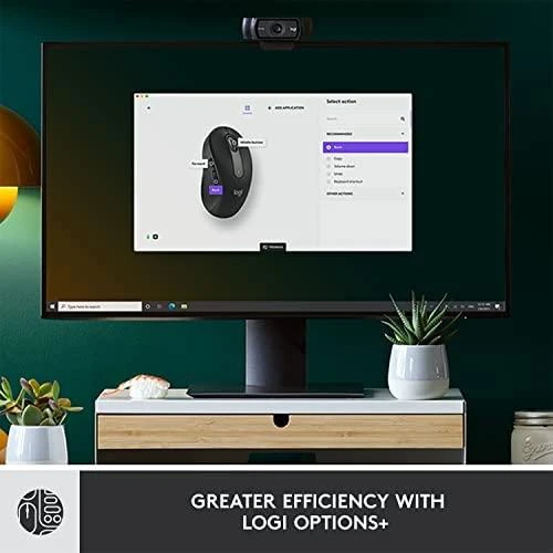 Klaviatūra „Logitech“ klaviatūros ir pelės rinkinys MK650 - grafito spalvos