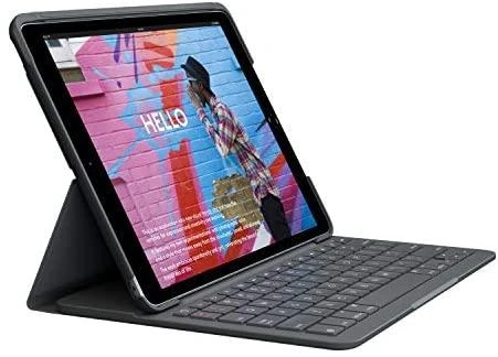 Klaviatūra LOGITECH Slim Folio, skirtas iPad (7, 8 ir 9 gen.) – BT – GRAPHITE – NORDIC