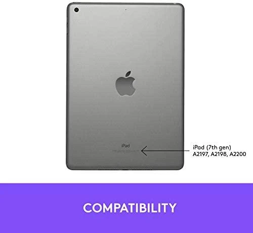 Klaviatūra LOGITECH Slim Folio, skirtas iPad (7, 8 ir 9 gen.) – BT – GRAPHITE – NORDIC