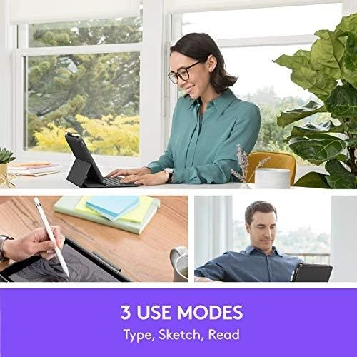 Klaviatūra LOGITECH Slim Folio, skirtas iPad (7, 8 ir 9 gen.) – BT – GRAPHITE – NORDIC