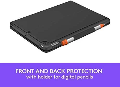 Klaviatūra LOGITECH Slim Folio, skirtas iPad (7, 8 ir 9 gen.) – BT – GRAPHITE – NORDIC