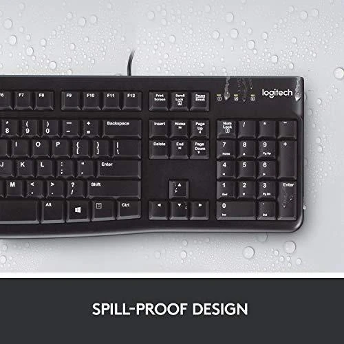 Klaviatūra Laidinis klaviatūros ir pelės komplektas Logitech MK120, UK išdėstymas