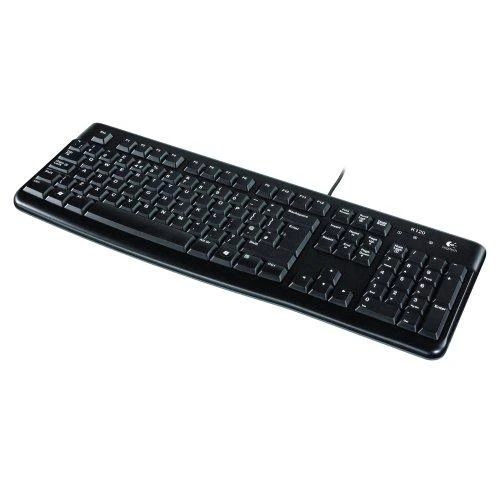 Logitech K120 klaviatūra USB AZERTY Prancūzų Juoda