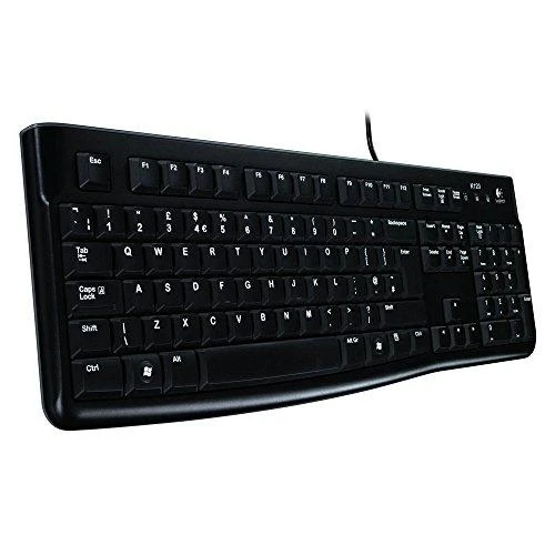 Logitech K120 klaviatūra USB AZERTY Prancūzų Juoda