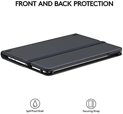 Logitech Dėklas 9-10 col. planšetei Universal Folio (juodas) su klaviatūra