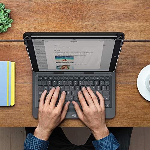 Logitech Dėklas 9-10 col. planšetei Universal Folio (juodas) su klaviatūra