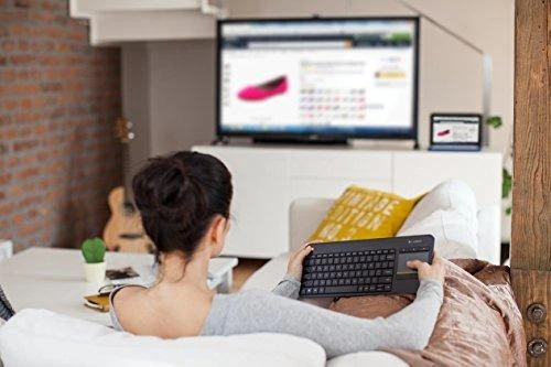 Klaviatūra Logitech K400 Plus wireless Touch juodas UK