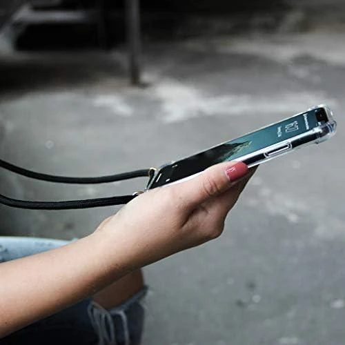 Lookabe Telefono dėklas su dirželiu iPhone Xs Max, auksinės ir žalios spalvos