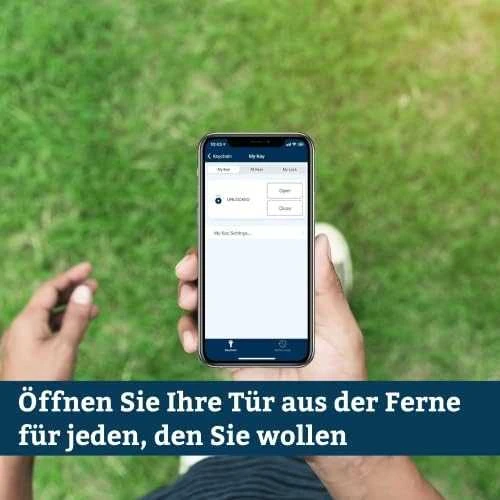 Shelly Inteligentny zamek do drzwi LOQED (sidabrinė) (WiFi / BT)