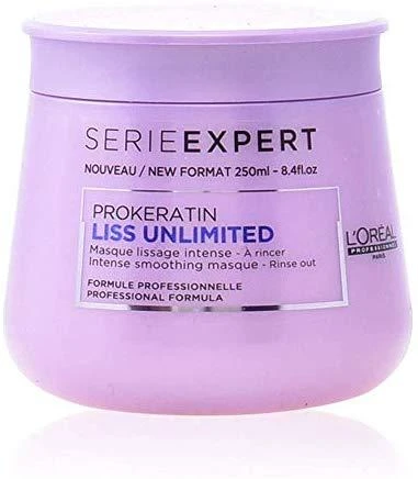 L'Oreal Professionnel Serie Expert Liss Unlimited plaukų kaukė „Kreminis“ glotninimui, 250 ml