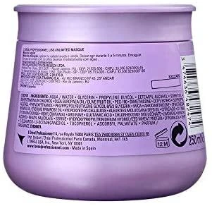 L'Oreal Professionnel Serie Expert Liss Unlimited plaukų kaukė „Kreminis“ glotninimui, 250 ml