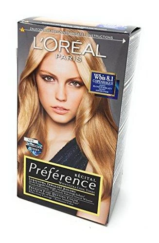 L'Oreal Preference 8.1 plaukų dažų pakuotė