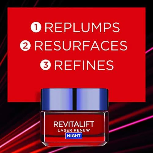 L'Oréal Paris Revitalift lazerinis Renew Night Skin Kreminis