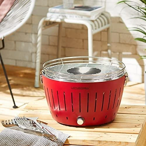 Grilis Lotusgrill G 340 Standard, G-RO-34P Charcoal, Raudonas (Blazing Raudona)