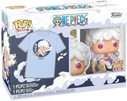 Funko Set figure POP & Tee One Piece Luffy Fifth Gear