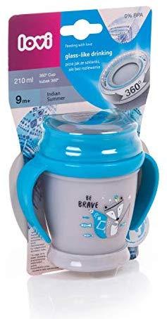 LOVI puodelis su rankenėlėmis 360 MINI INDIAN SUMMER, 210 ml, 1/586new