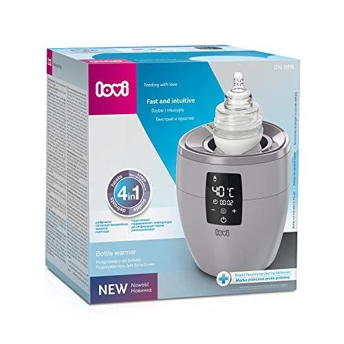 LOVI buteliukų šildyklė-sterilizatorius 4in1, 77/051_grey