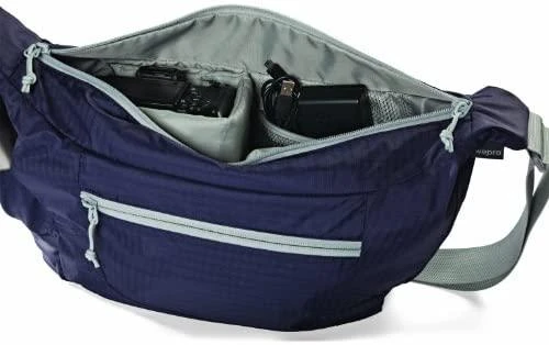 Dėklas Lowepro Photo Sport Shoulder 12L Violetinė/Pilkas