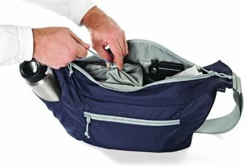 Dėklas Lowepro Photo Sport Shoulder 12L Violetinė/Pilkas