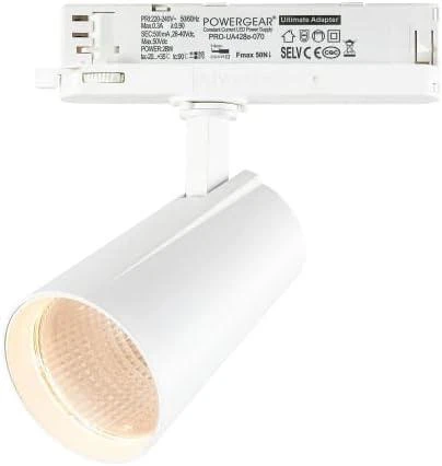 Lubinis šviestuvas Paulmann URail sistemos taškinis vamzdelis 1x5W juodas matinis 230V metalas/plastikas