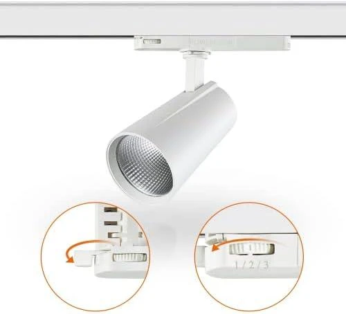 Lubinis šviestuvas Paulmann URail sistemos taškinis vamzdelis 1x5W juodas matinis 230V metalas/plastikas