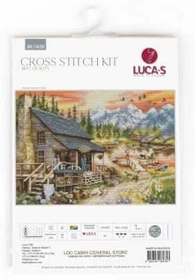 luca S Kryželiu siuvinėjimo rinkinys „Log Cabin General Store (mažo formato versija)“ 30.5x22 cm SBU5020