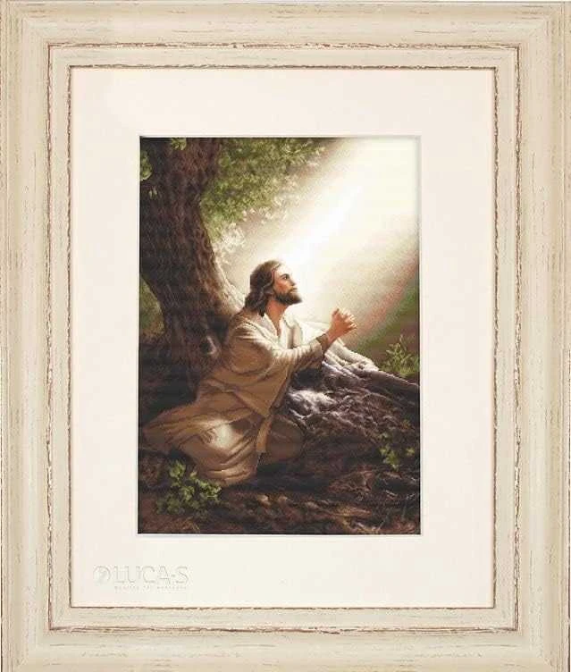 luca S Petit Point Rinkinys "Jėzus Kristus" 22x33 cm SG618