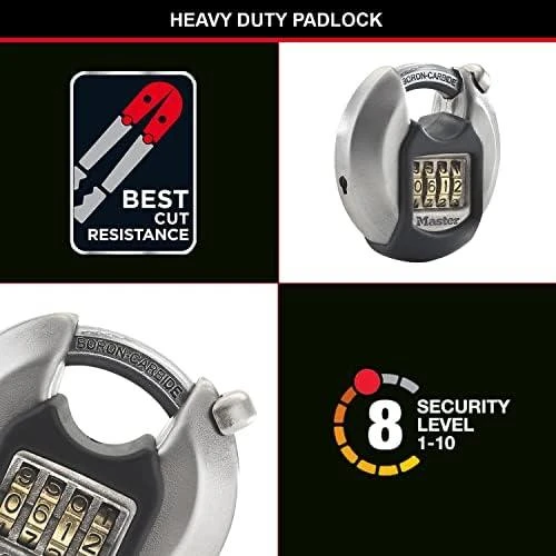 „Master Lock Disc“ kombinuotas užraktas iš nerūdijančio plieno M40EURDNUM