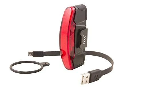 SPANNINGA Galinis žibintas Arco XB 30 liumenų usb juodas (NAUJAS)