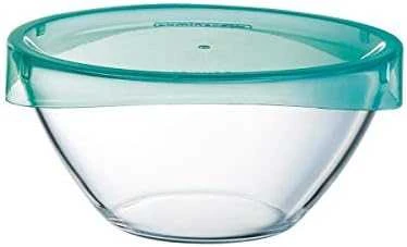 Salaterka su dangteliu Keep'n'Bowl Lagoon 23 cm turkusowa LUMINARC