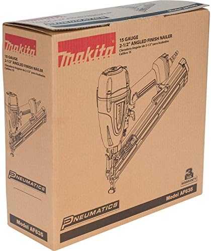 Pneumatinis vinių kalimo įrankis 32–64 mm vinims, Makita [AF635]