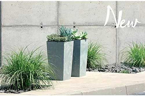 Gėlių vazonas Prosperplast Urbi Square Beton Effect, 22 x 22 x 42 cm