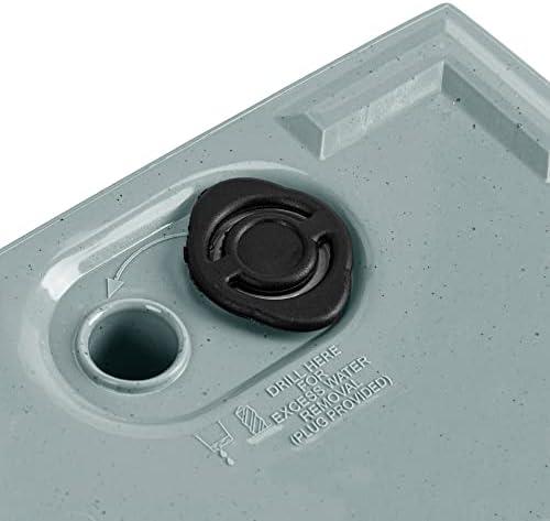 Prosperplast Doniczka FURU SQUARE DFSH240 vazonas - betonas