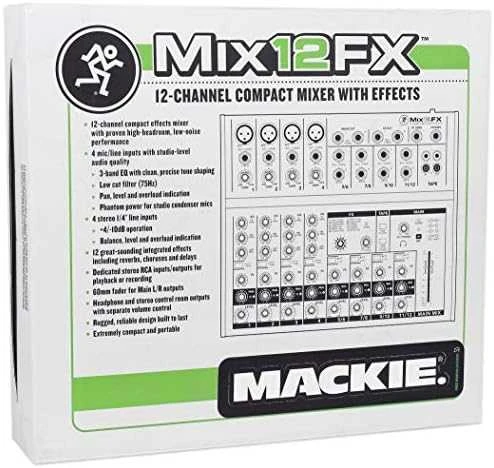 Mackie MIX 12 FX - kompaktiškas maišytuvas