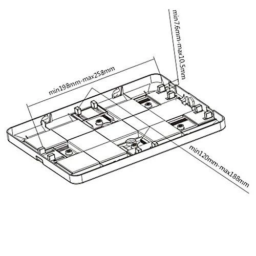 Samsung Mount for tablet Maclean MC-645 (baltos spalvos)
