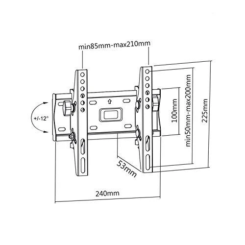 Laikiklis Maclean MC-667 23-42'' 25kg