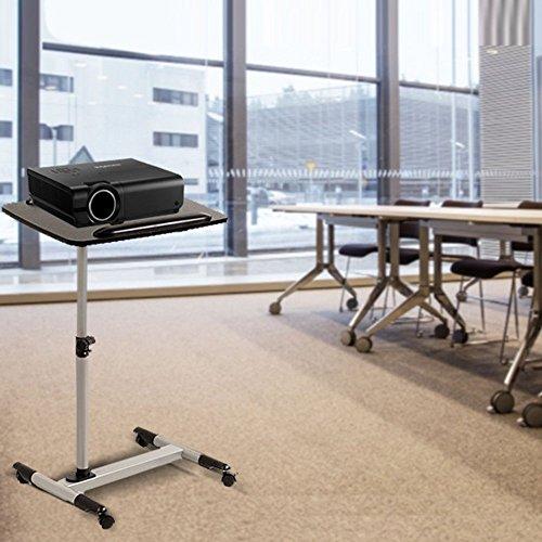 Maclean MC-671 Universal Portable Adjustable Nešiojamas kompiuteris Projektorius Desk Trolley Table