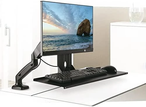 Maclean MC-756 VESA 75x75, 100x100 klaviatūros laikiklis – priedas prie monitoriaus laikiklių