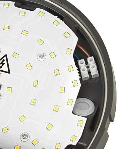Lubinis šviestuvas Maclean Oem LED lempa su judesio jutikliu MCE291 GR pilka
