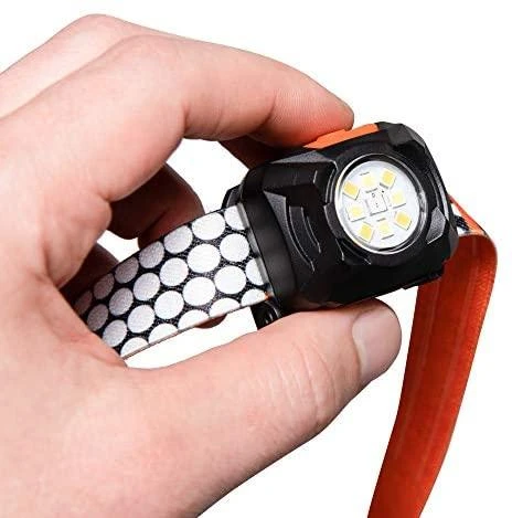 Mactronic 400lm įkraunamas galvos žibintuvėlis Rebel (mėlynas) AHL0062