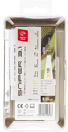 Mactronic 130lm USB įkraunamas žibintuvėlis su fokusavimo funkcija Sniper 3.1
