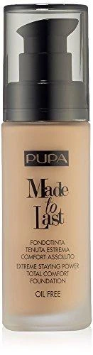 Pupa Milano Pupa Made To Last Total Comfort Foundation SPF10 #040 Medium rusvai gelsvas, 30 ml