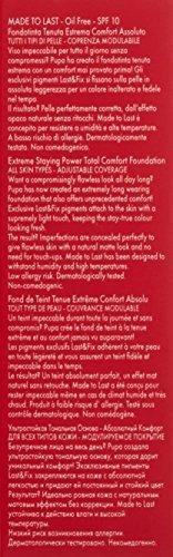 Pupa Milano Pupa Made To Last Total Comfort Foundation SPF10 #040 Medium rusvai gelsvas, 30 ml
