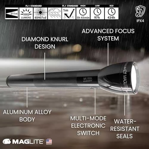 Carruzzo Maglite ML300L LED 4D Flashlight